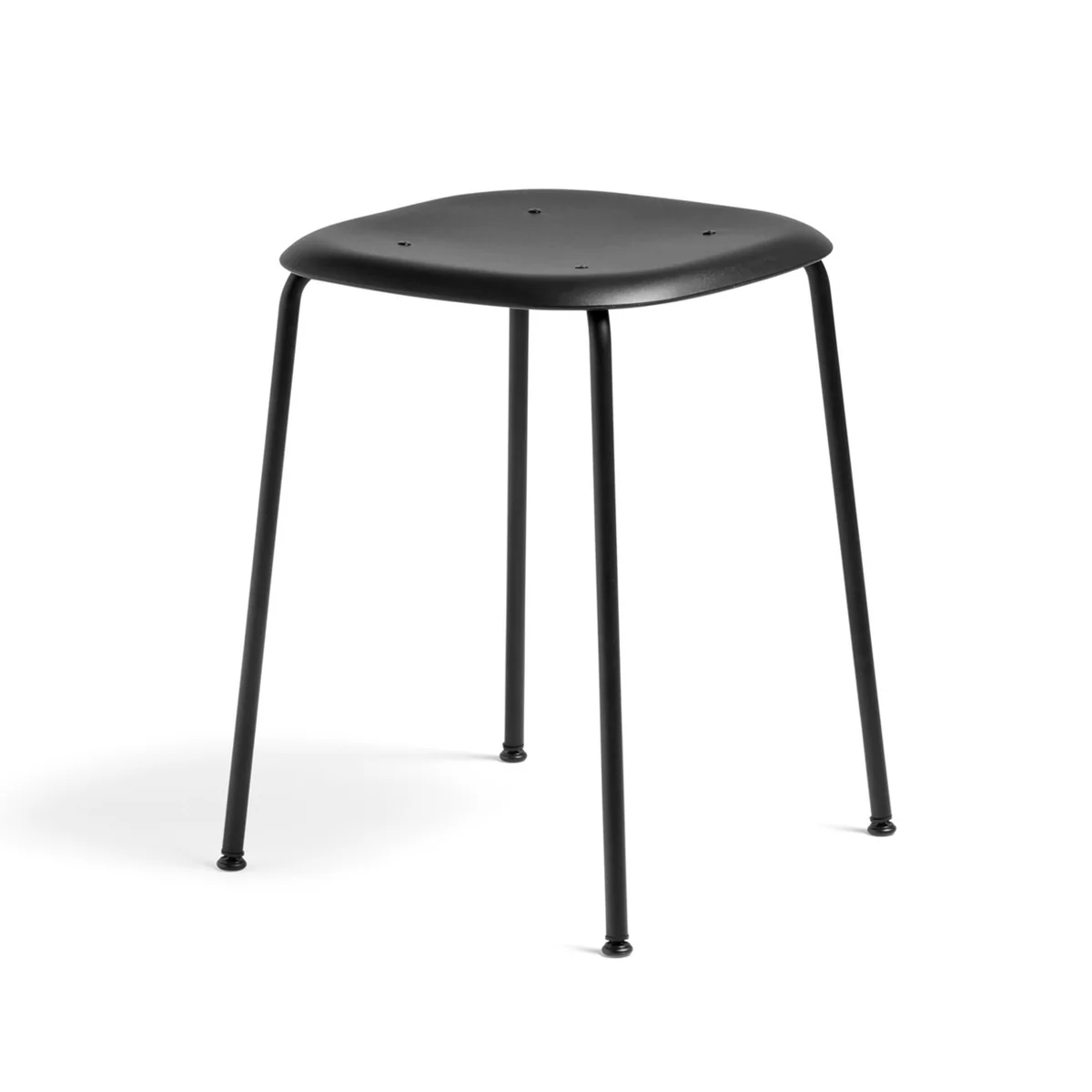 HAY - Soft Edge 75 Hocker, schwarz