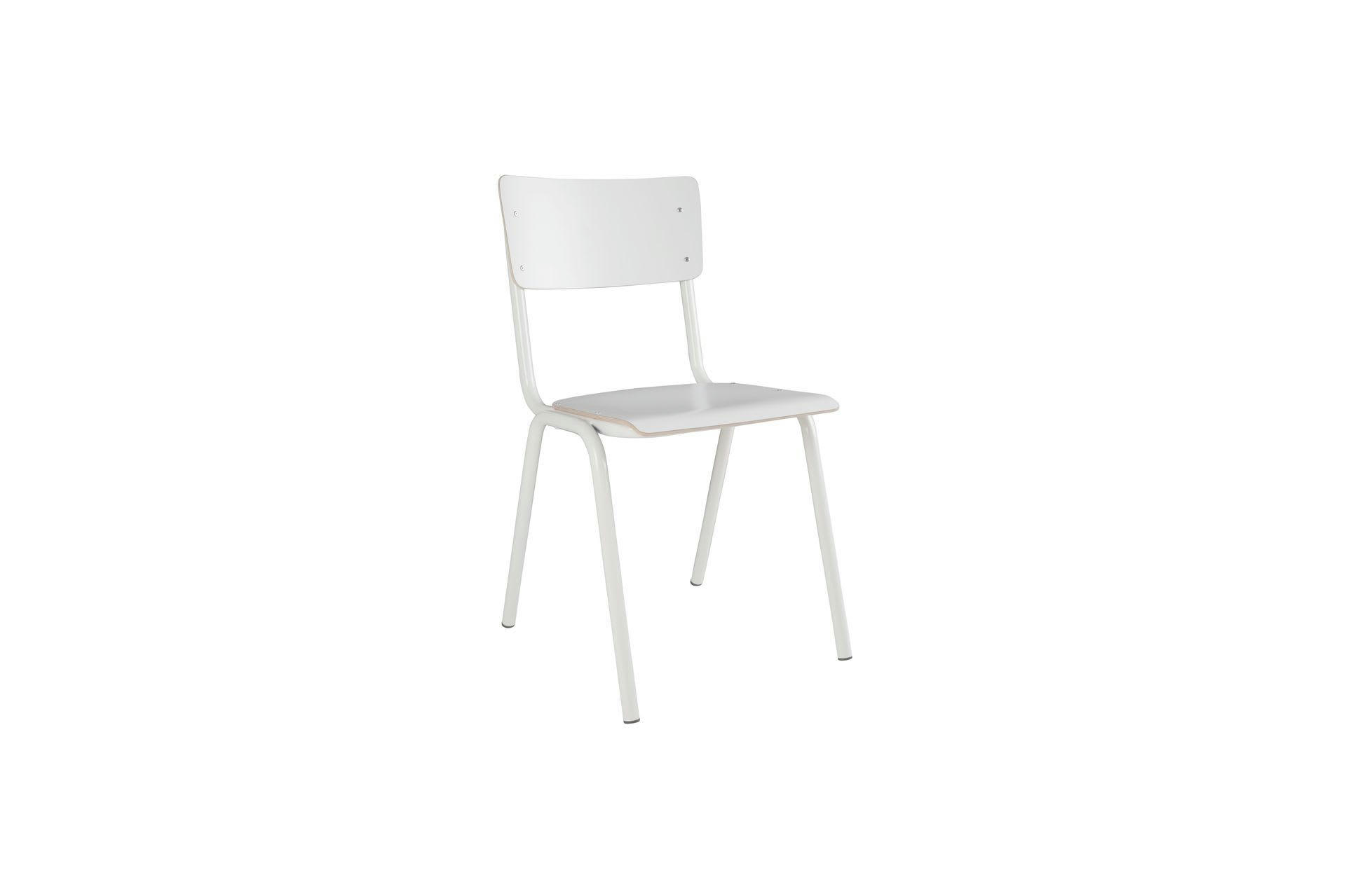 BACK TO SCHOOL - Chaise en bois blanc
