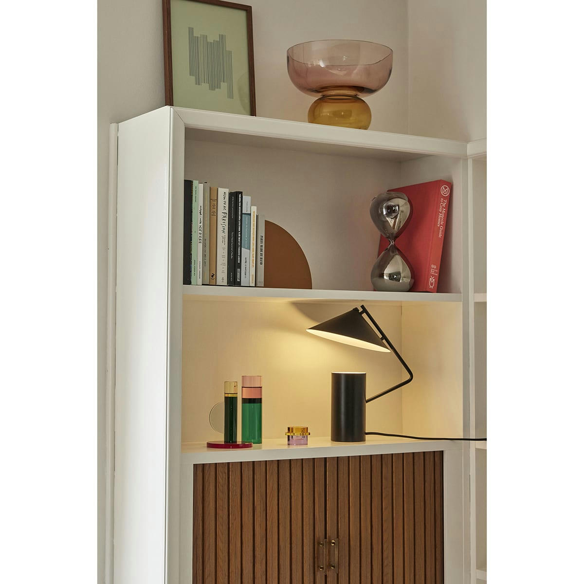 ASTRO - Bougeoir en cristal vert