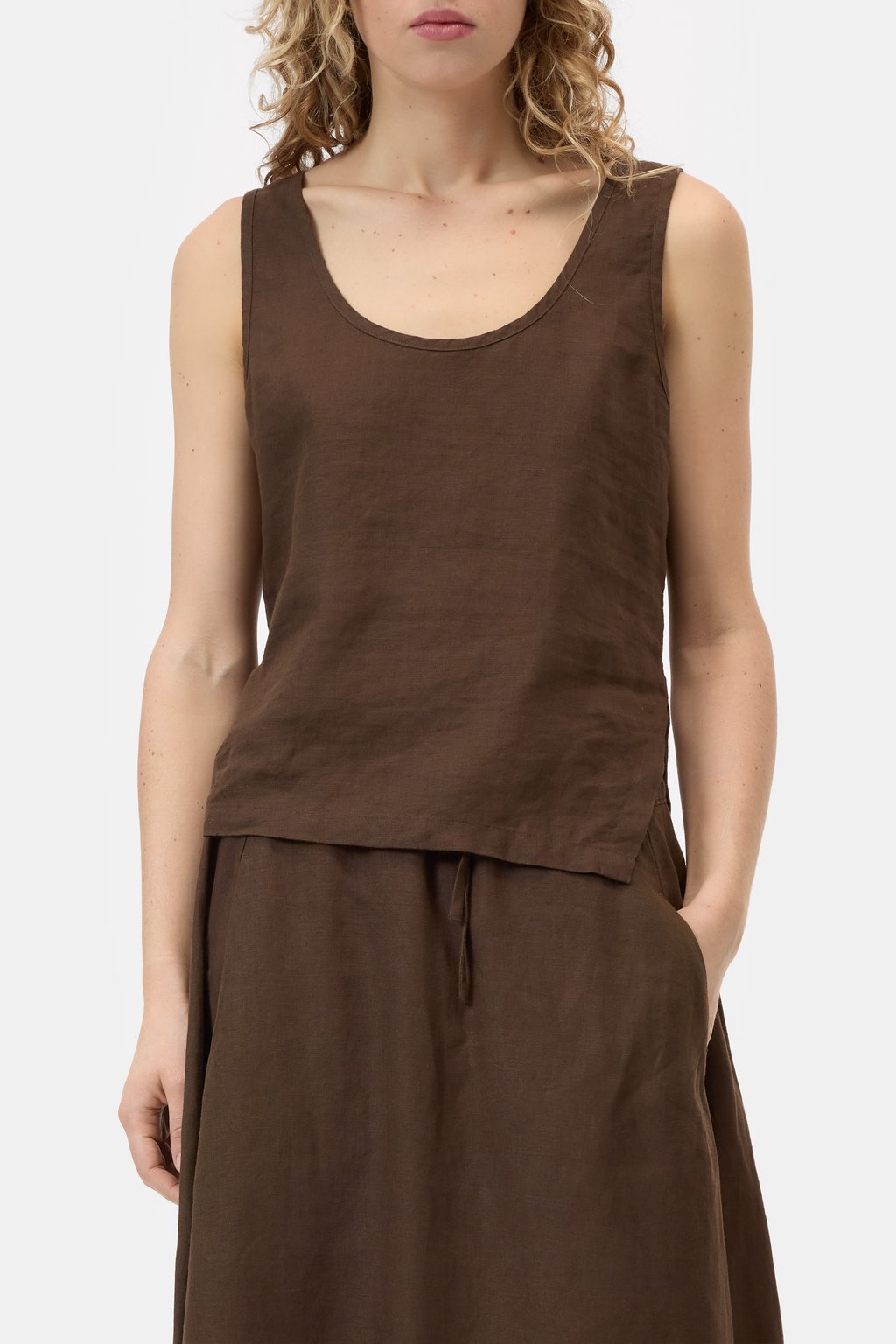 Tanktop aus Leinen