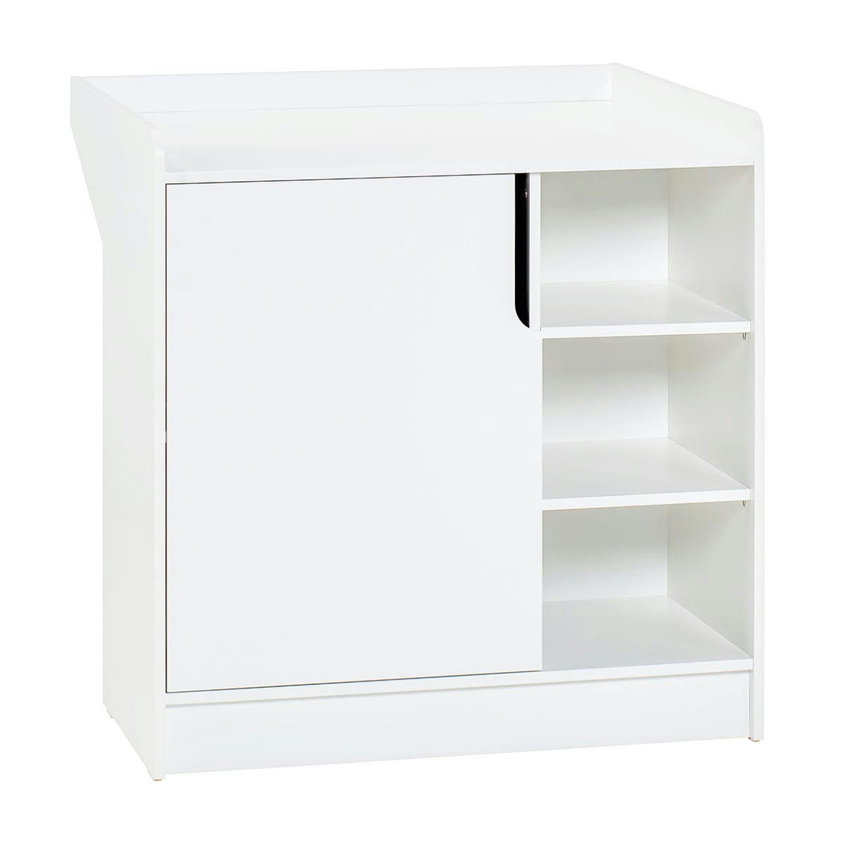 MAXIM - Commode à langer 1 porte blanc