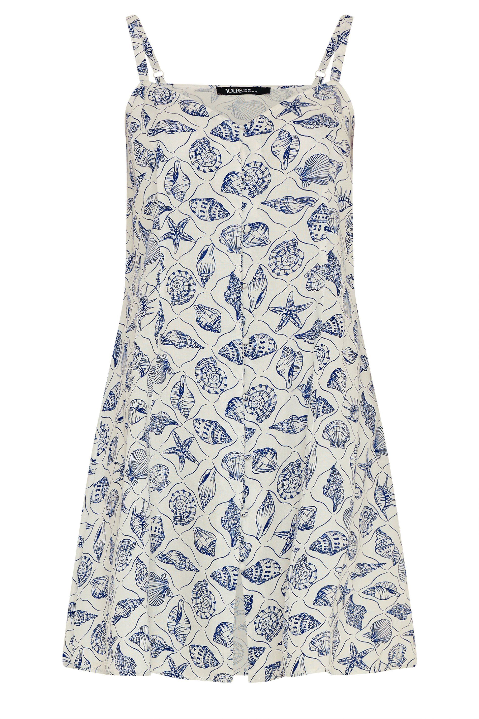 Yours Shell Print Linen Dress