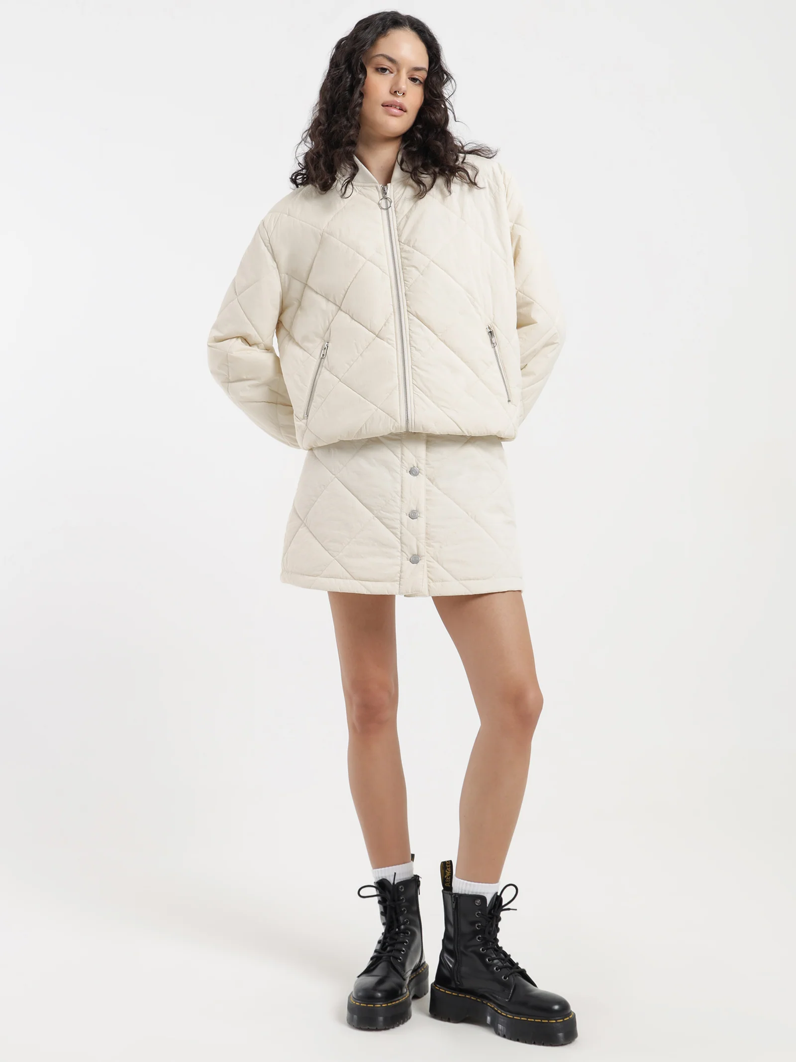 Zara Quilted Bomber