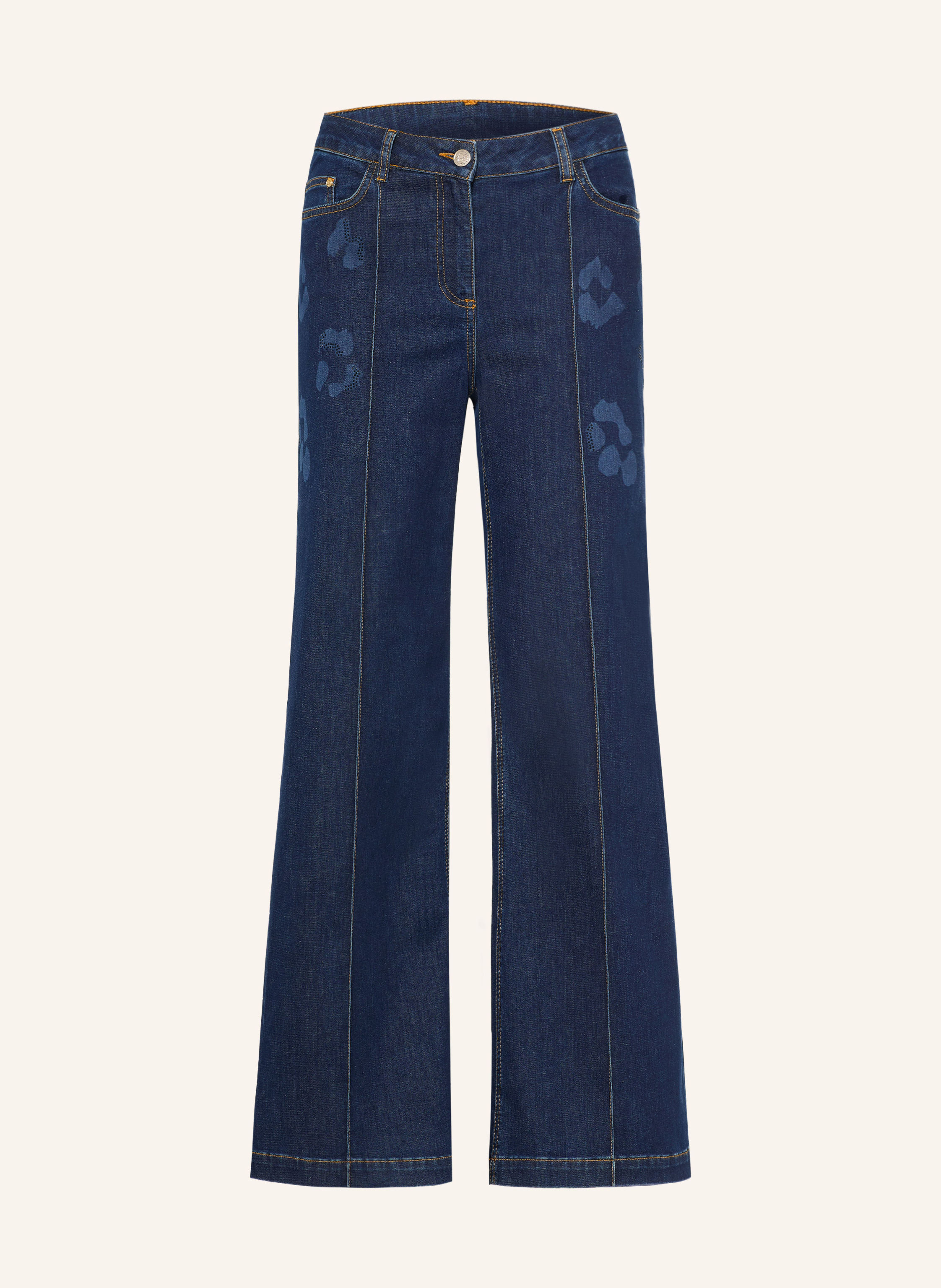 SPORTALM Flared Jeans mit Schmucksteinen