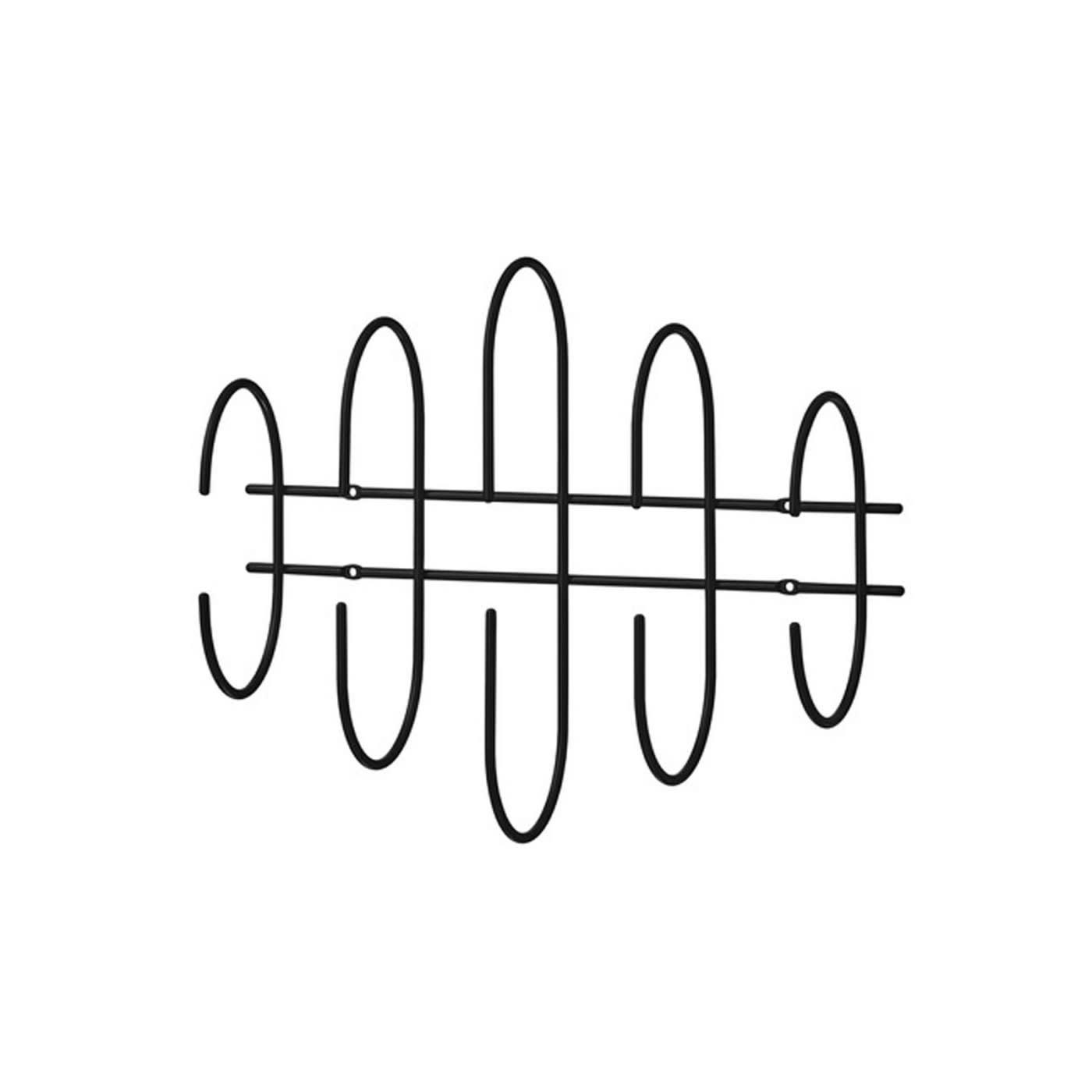 MOVEO - Porte manteau noir L51cm