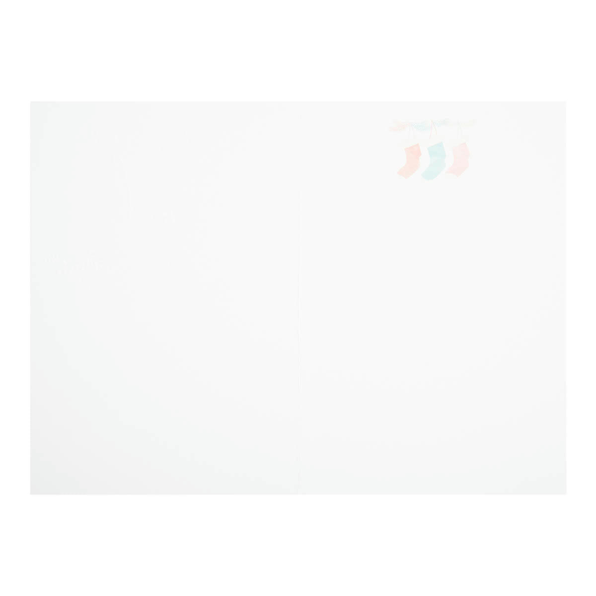 - Carte De Vœux Céleste Trio Chaussettes