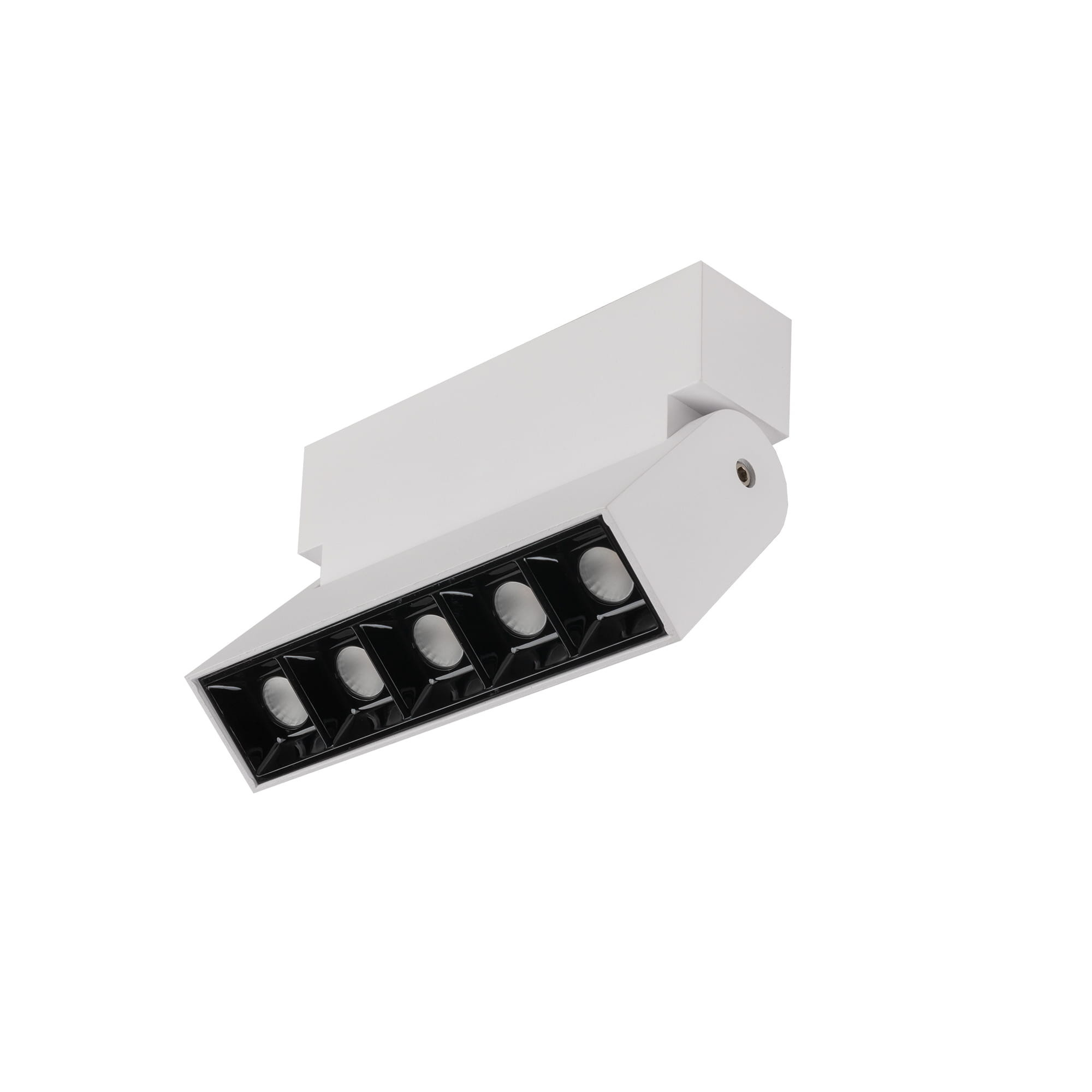 Spot listwa biało-czarny FOCUSLED 10W biały ciepły IP20 Nowodvorski