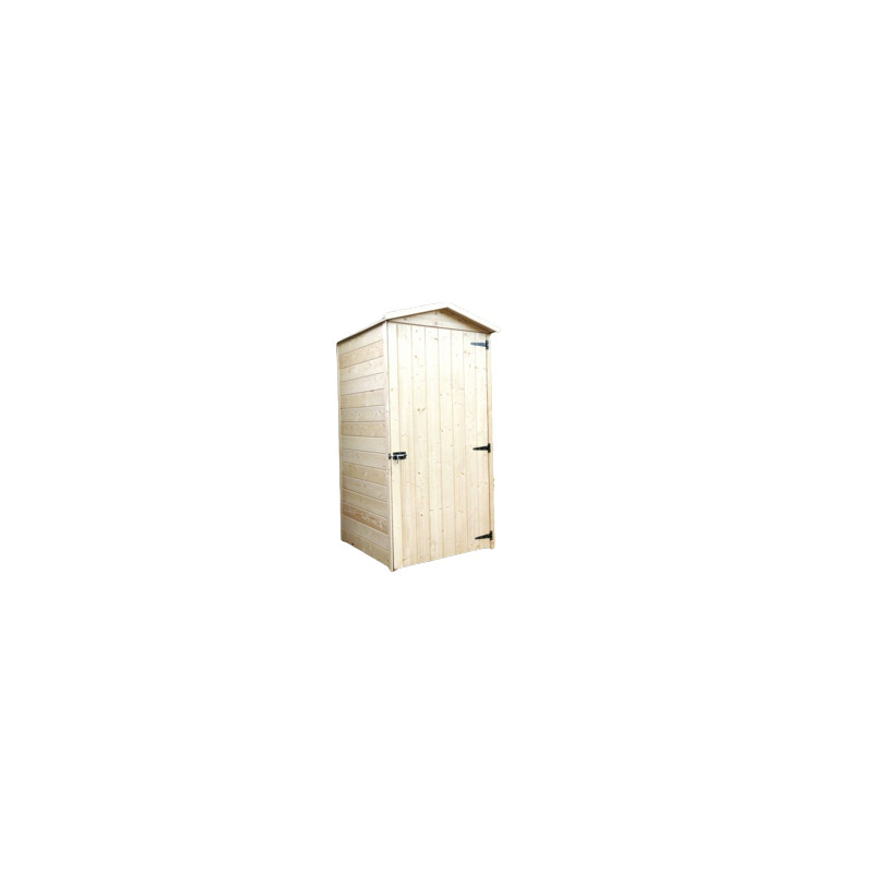 Abri de jardin en bois Traditionnel traité 90 x 96 x 183 cm SOLID