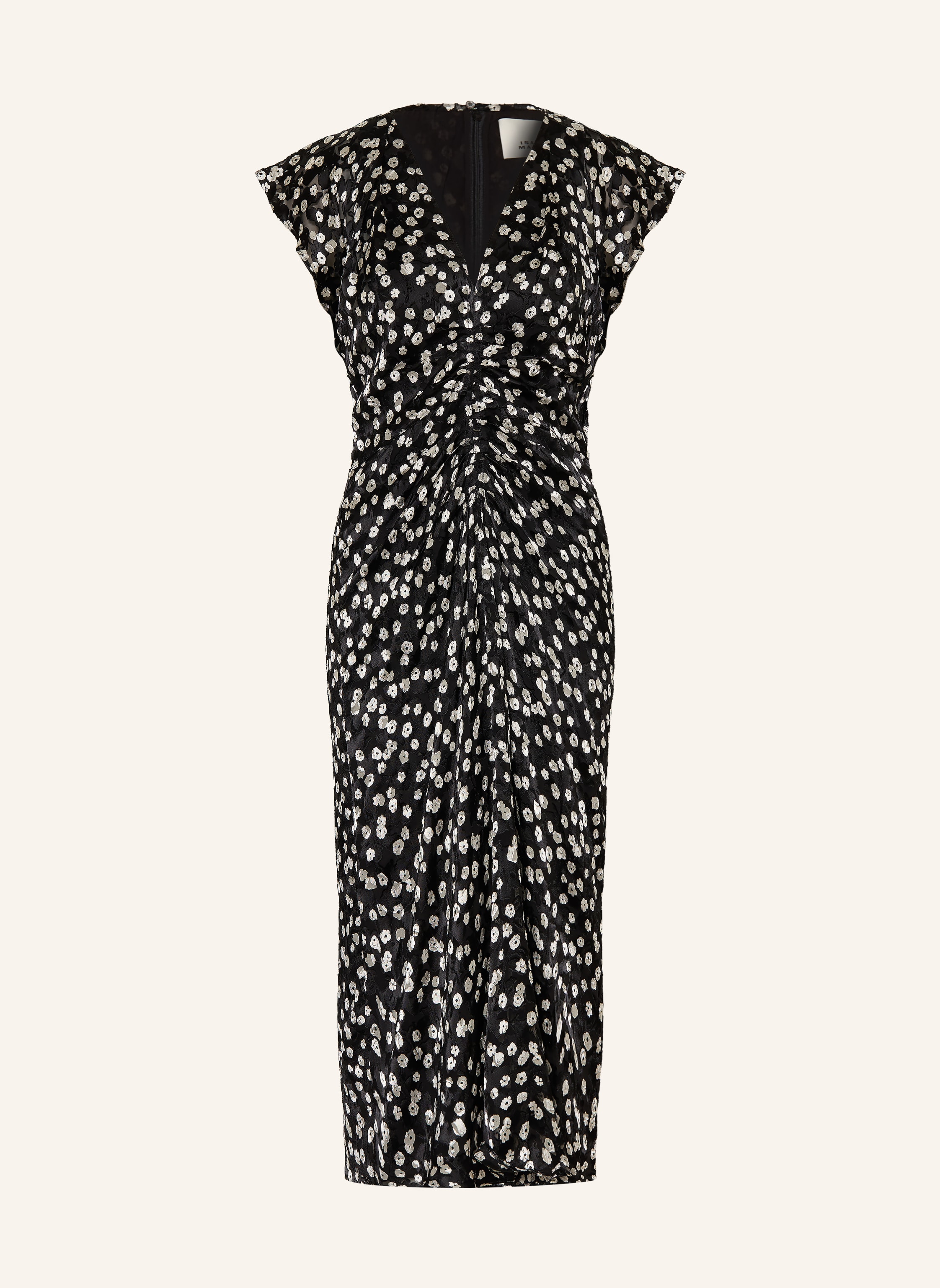 ISABEL MARANT Kleid LYNDSAY mit Seide und Volants