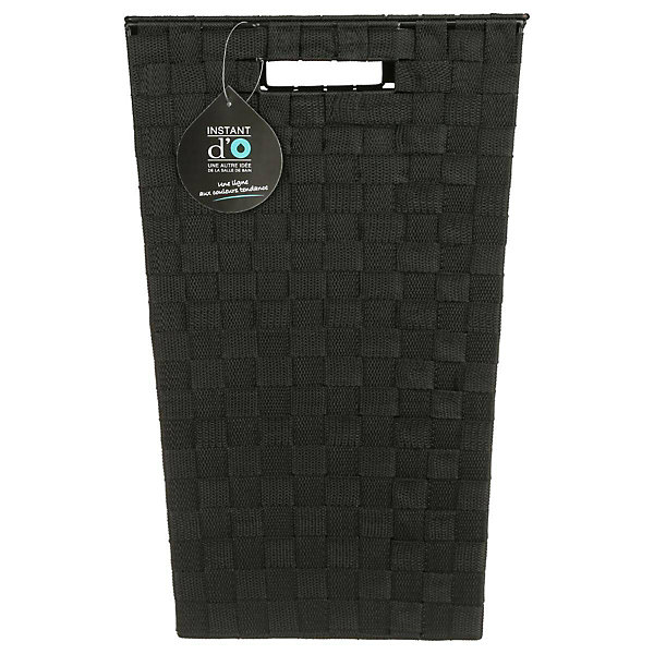 Panier à linge 30L bisauté Noir Lise - 5Five
