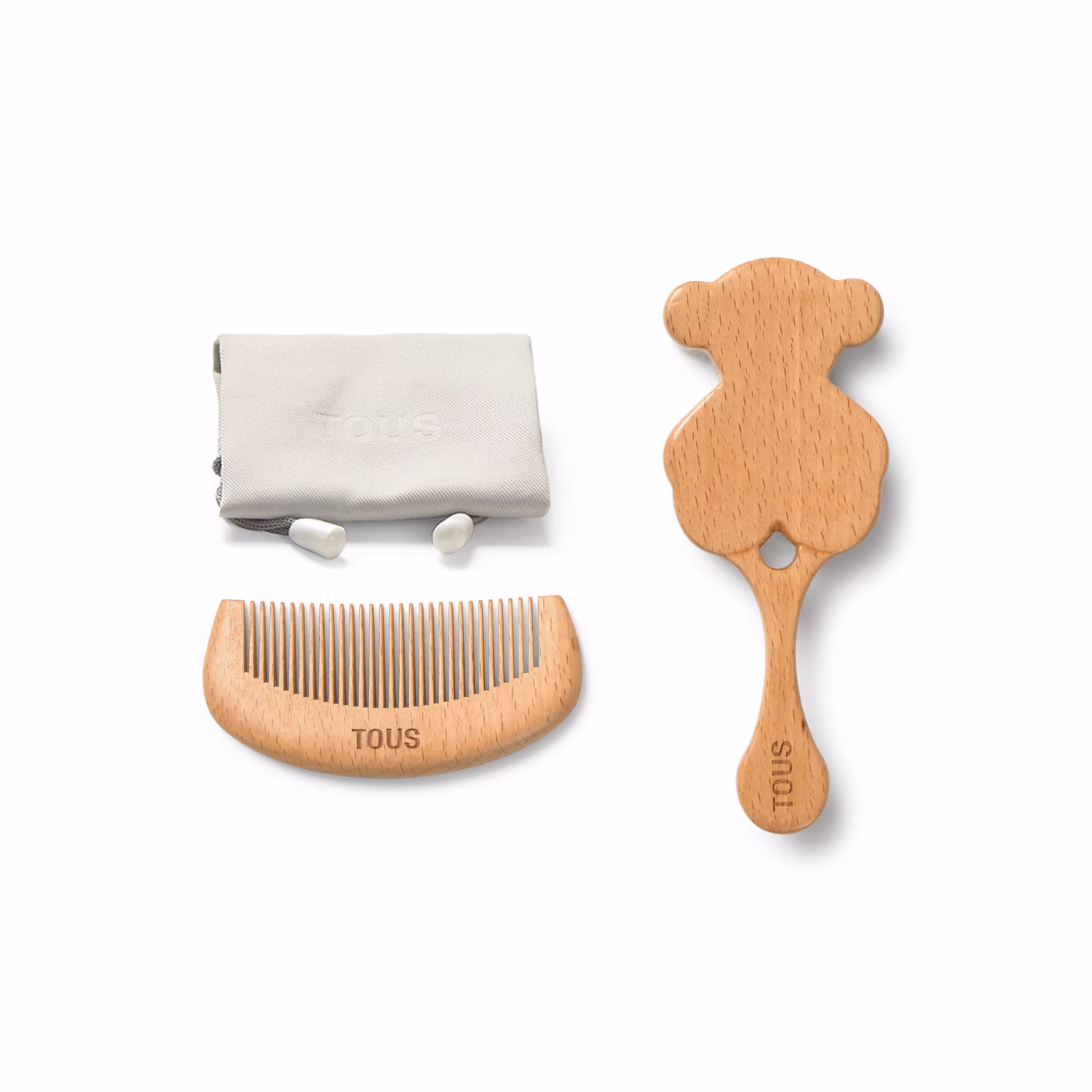 Set de cepillo y peine Beauty único