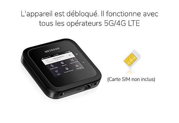 Modem routeur MR6450-100EUS 5G WiFi 6E NETGEAR