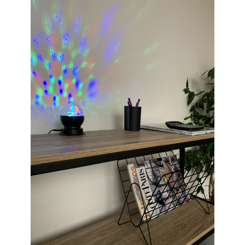 Lampe à poser LED noire USB ou piles 3 x AAA 60 W XANLITE