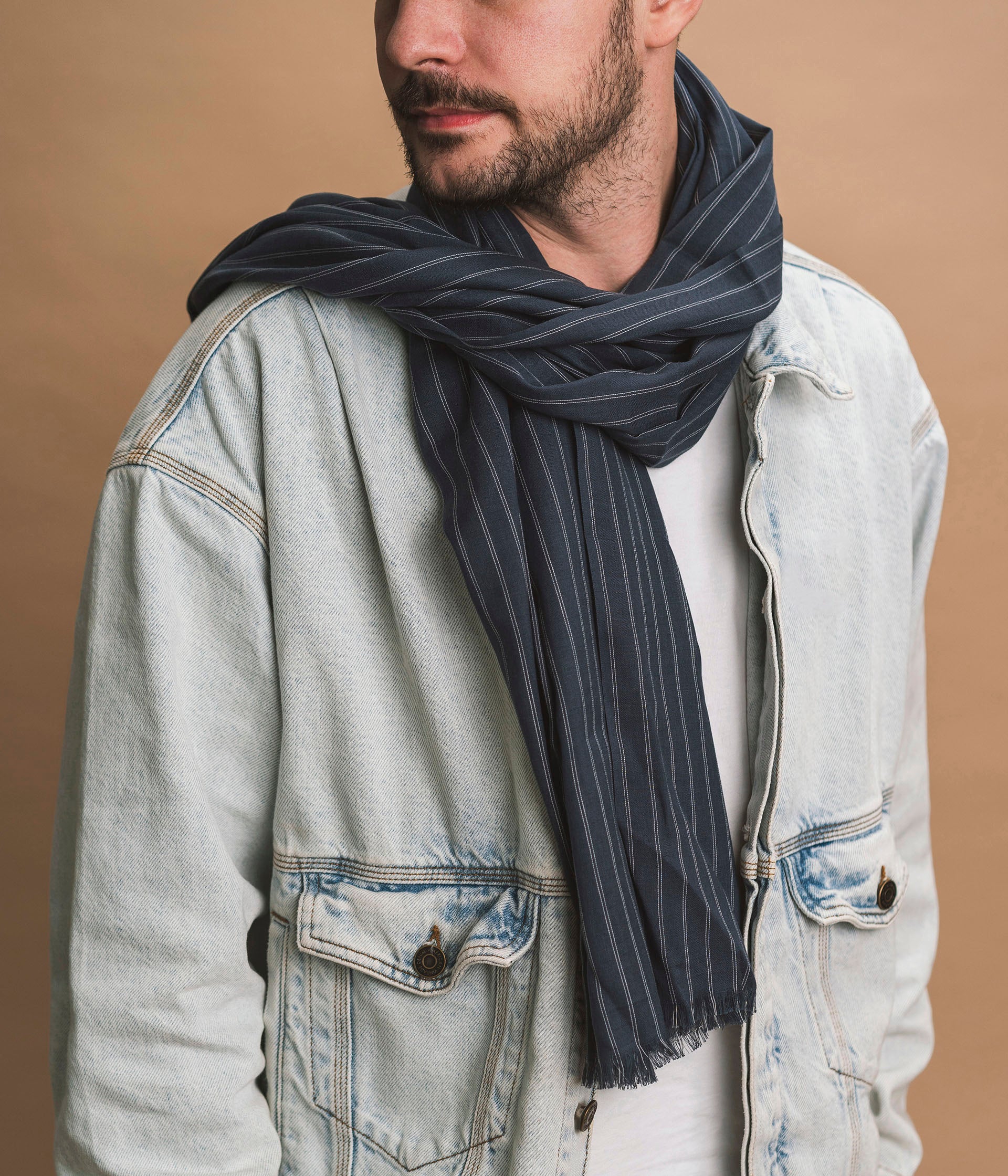 Foulard Derby bleu