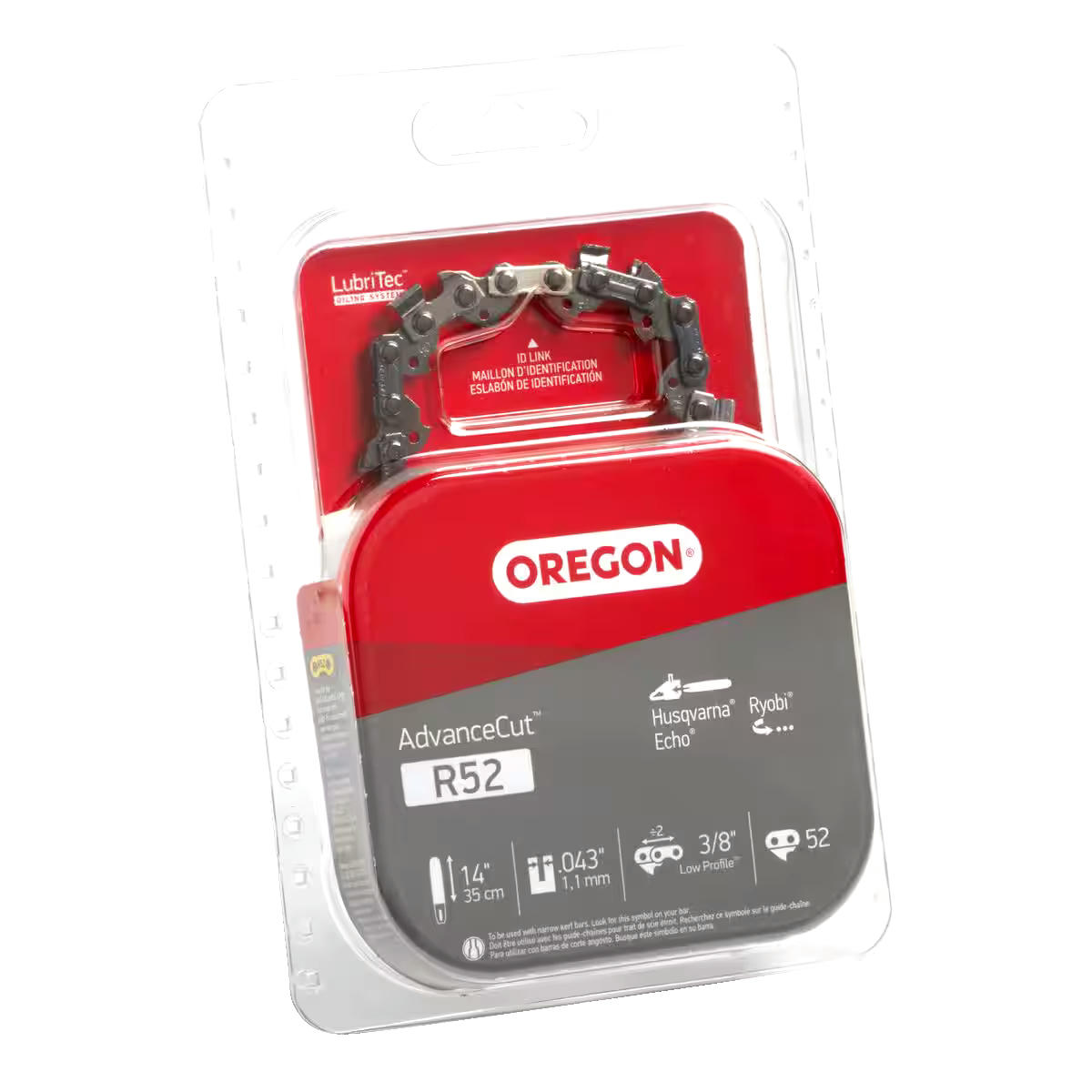 Oregon S52 AdvanceCut Chainsaw Chain, Fits Various Brands & Models, 14-in