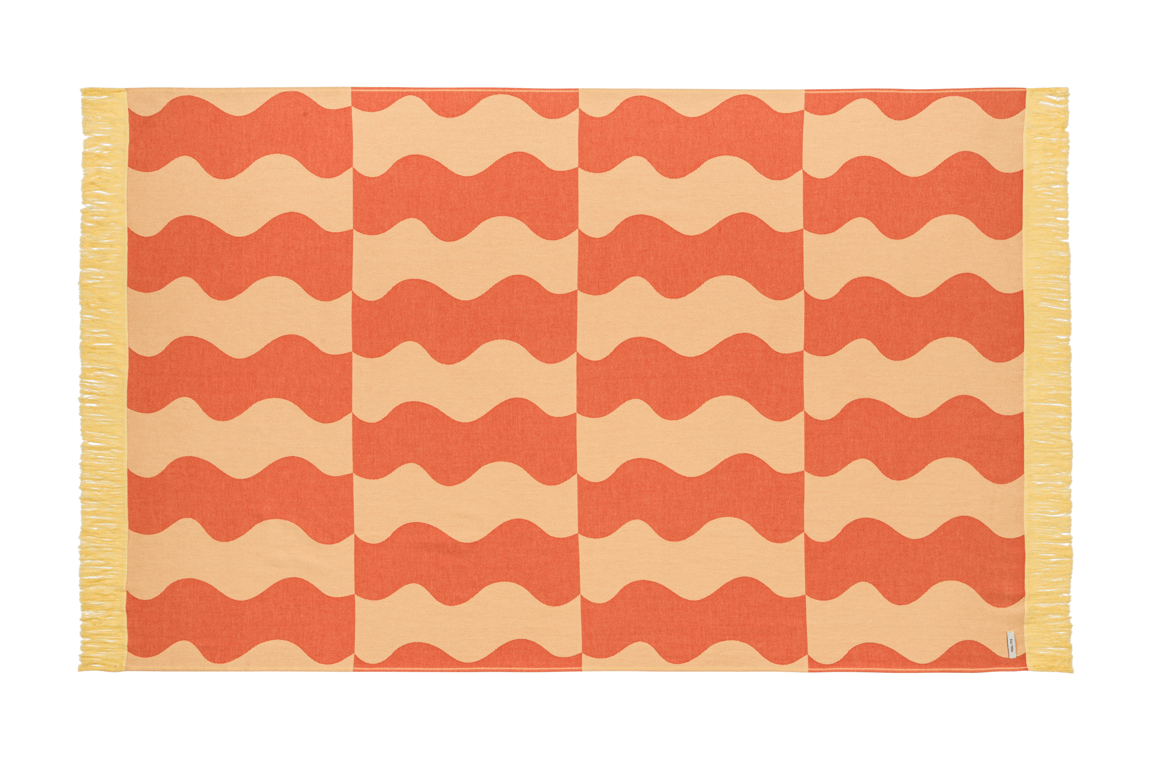 noo.ma NUGO Strandlaken - Pumpkin Orange & Mellow Yellow