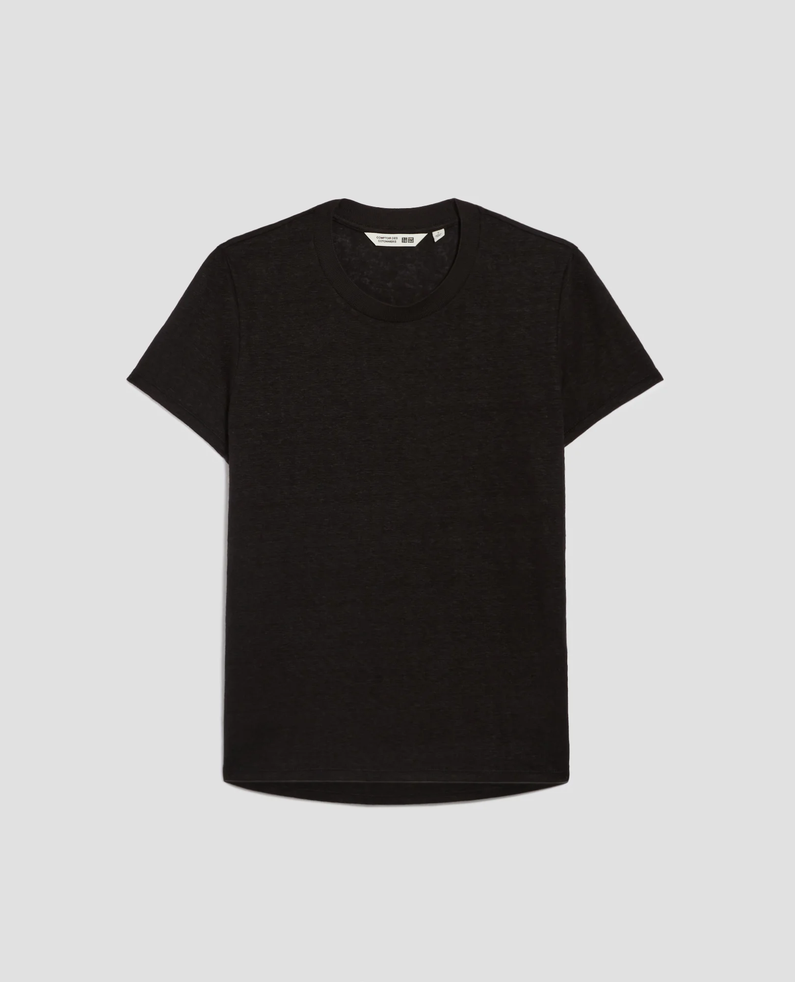 T-shirt col rond en lin AMANDINE