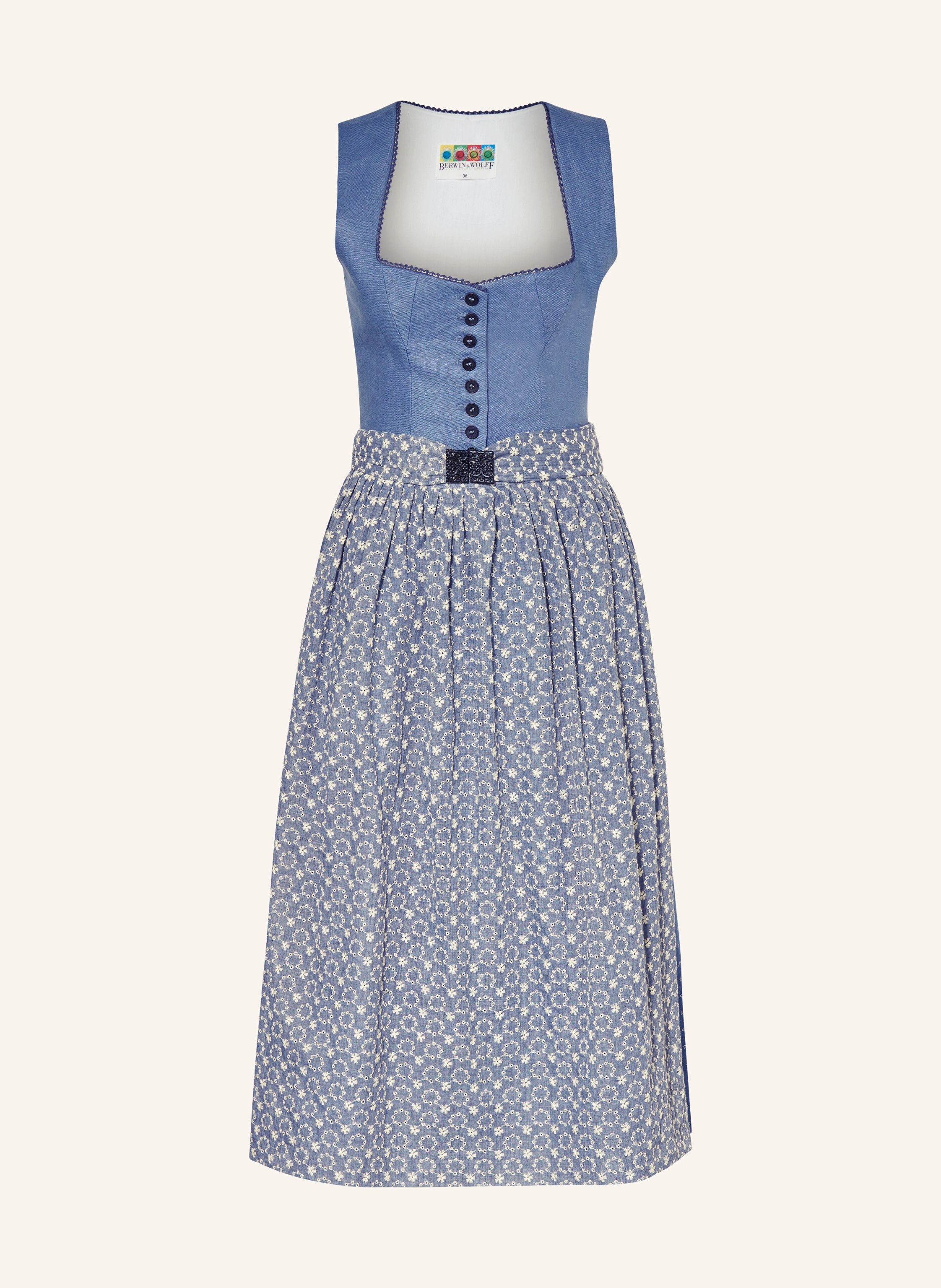 BERWIN & WOLFF Dirndl mit Leinen