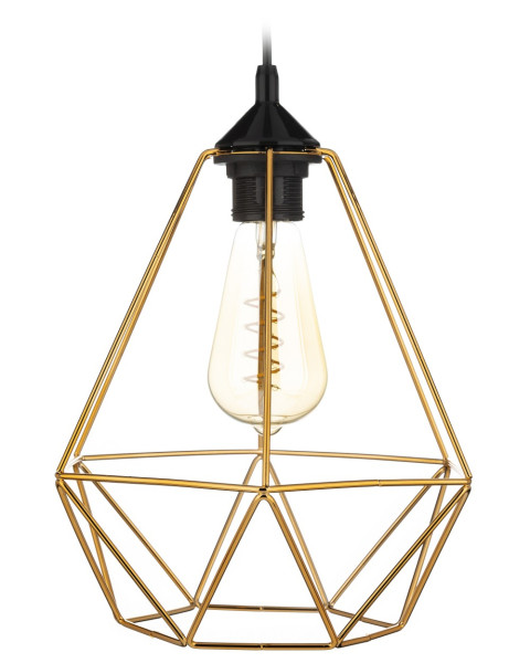 Lampa wisząca Paris Diamond 24 cm miedź