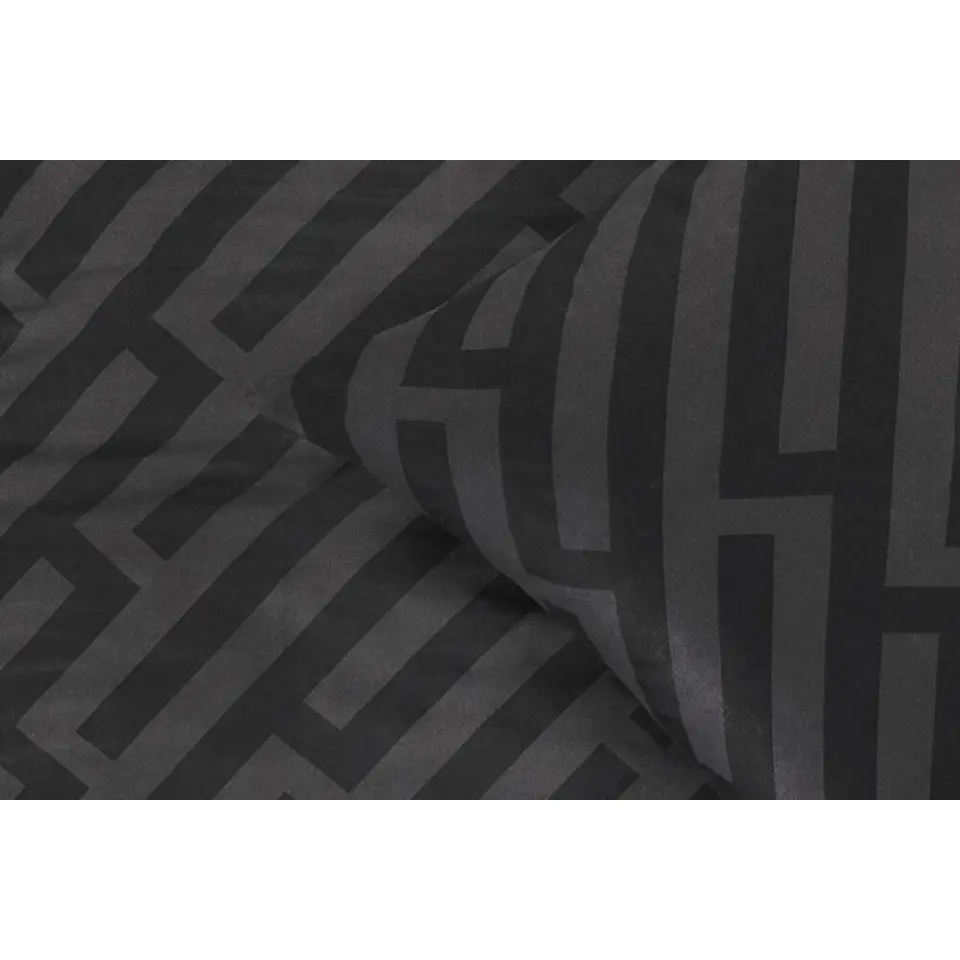 Dekbedovertrek Lissabon - zwart - 140x200/220 cm