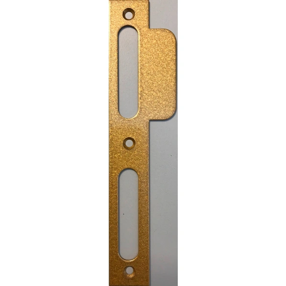 Schließblech, Stahl, goldfarben