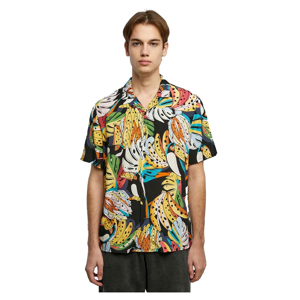 Urban Classics Viscose AOP Resort short sleeve shirt