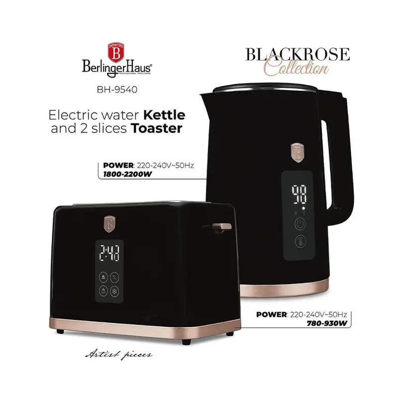 Wasserkocher 2er-Set Black Rose Collection