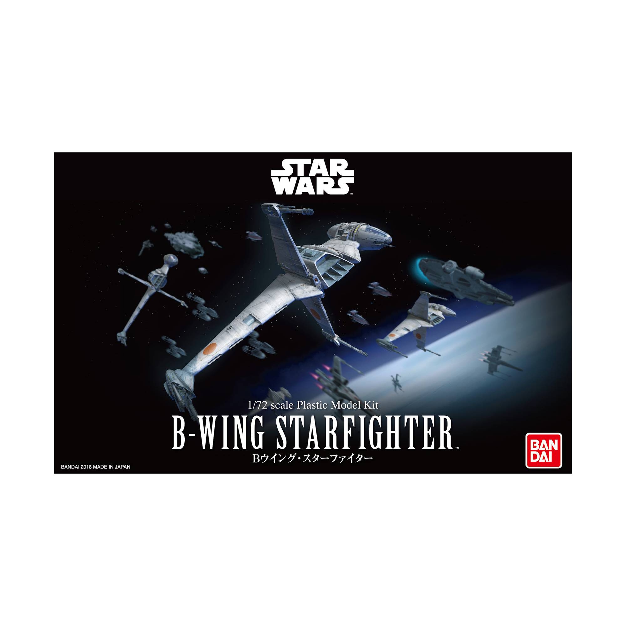 Revell Bandai B-Wing Fighter Model Kit 1:72