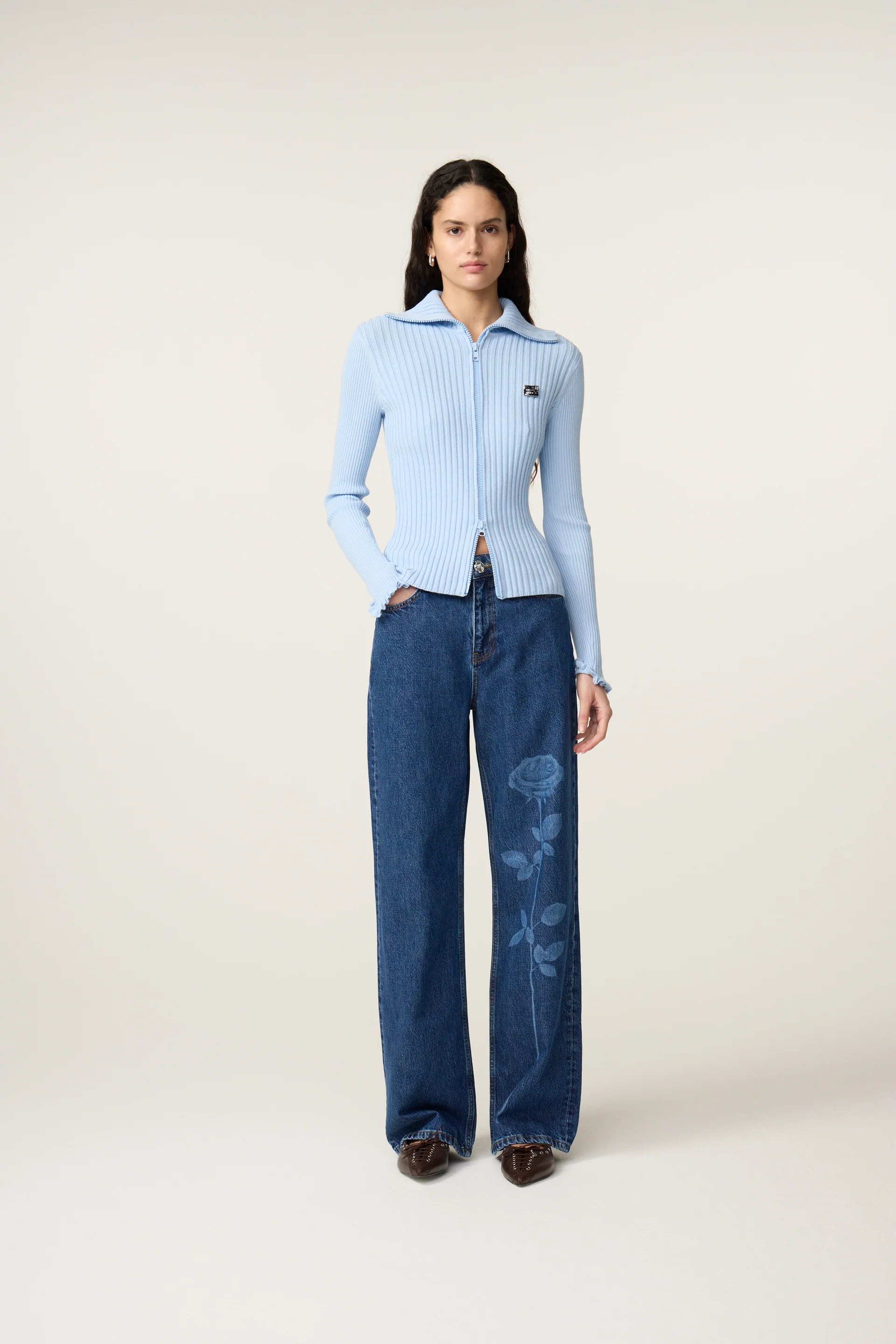 Zoe Boyfriend Jeans | Laser Rose