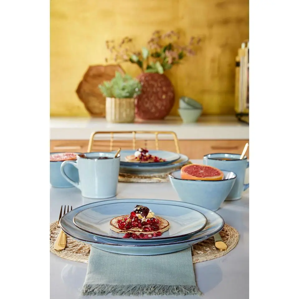 Mica Decorations Racco Serviesset 4 Persoons - Lichtgrijs