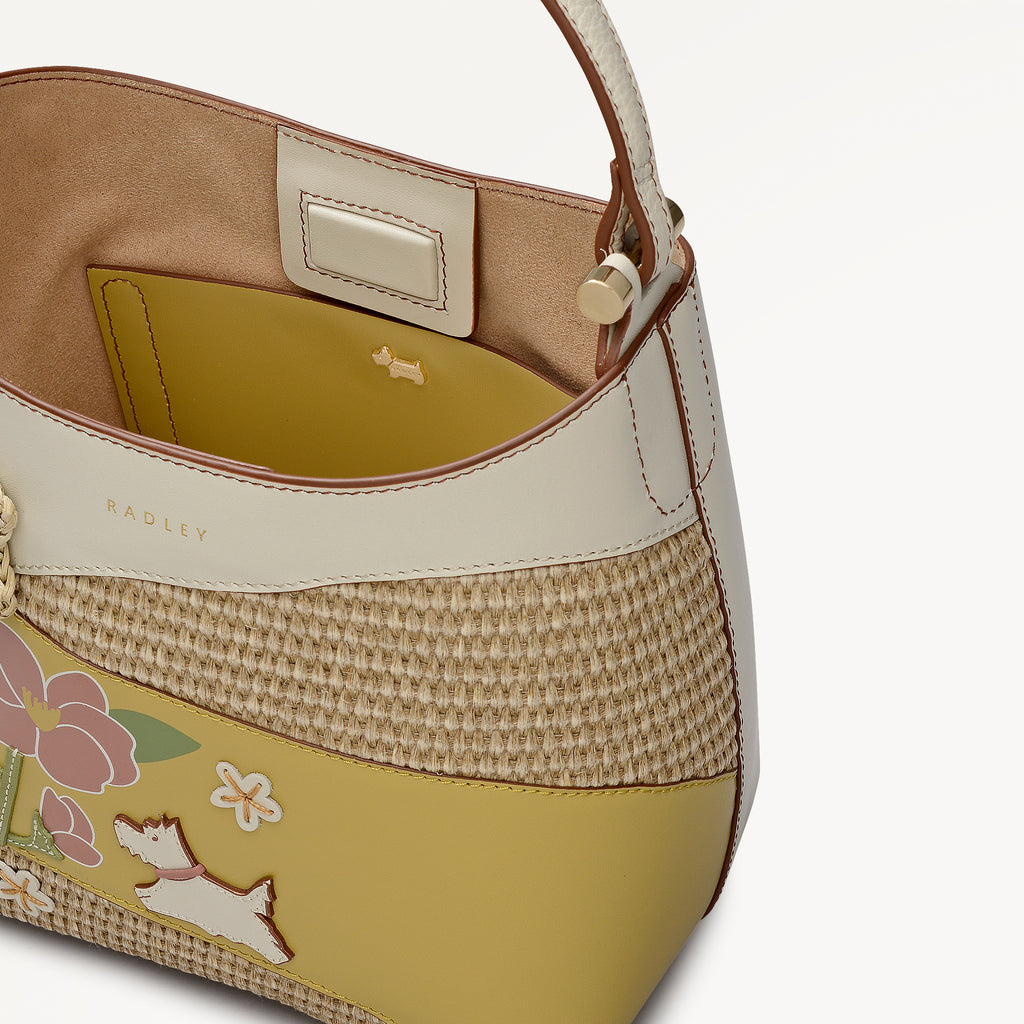 Spring Blooms - Small Open Top Cross Body Bag