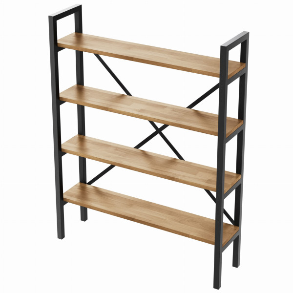 Regał Medium Industrial Loft na książki D4 130x60x20 cm