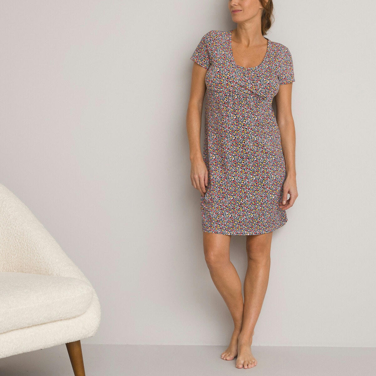 Chemise de nuit d'allaitement et de grossesse