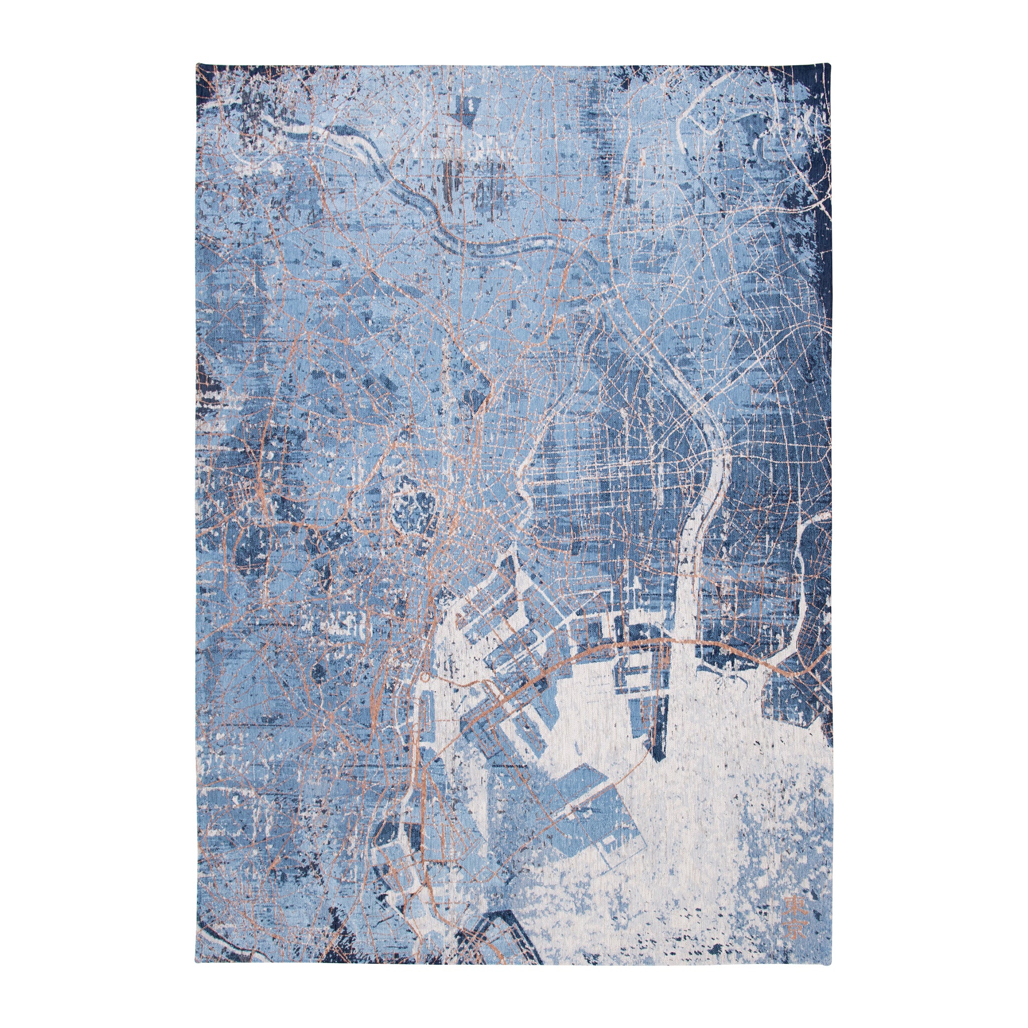 Louis de Poortere Cities Vloerkleed 200 x 280 cm - Conductive Blue