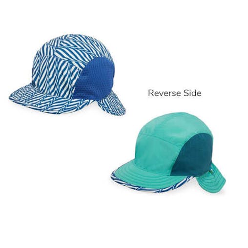 Infant Sunflip Cap (Blue Electric Stripe/Sea Spray)