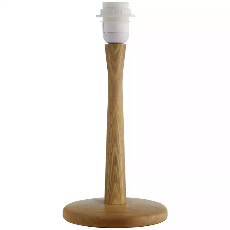 Habitat Pip Wooden Table Lamp Base Only - Natural