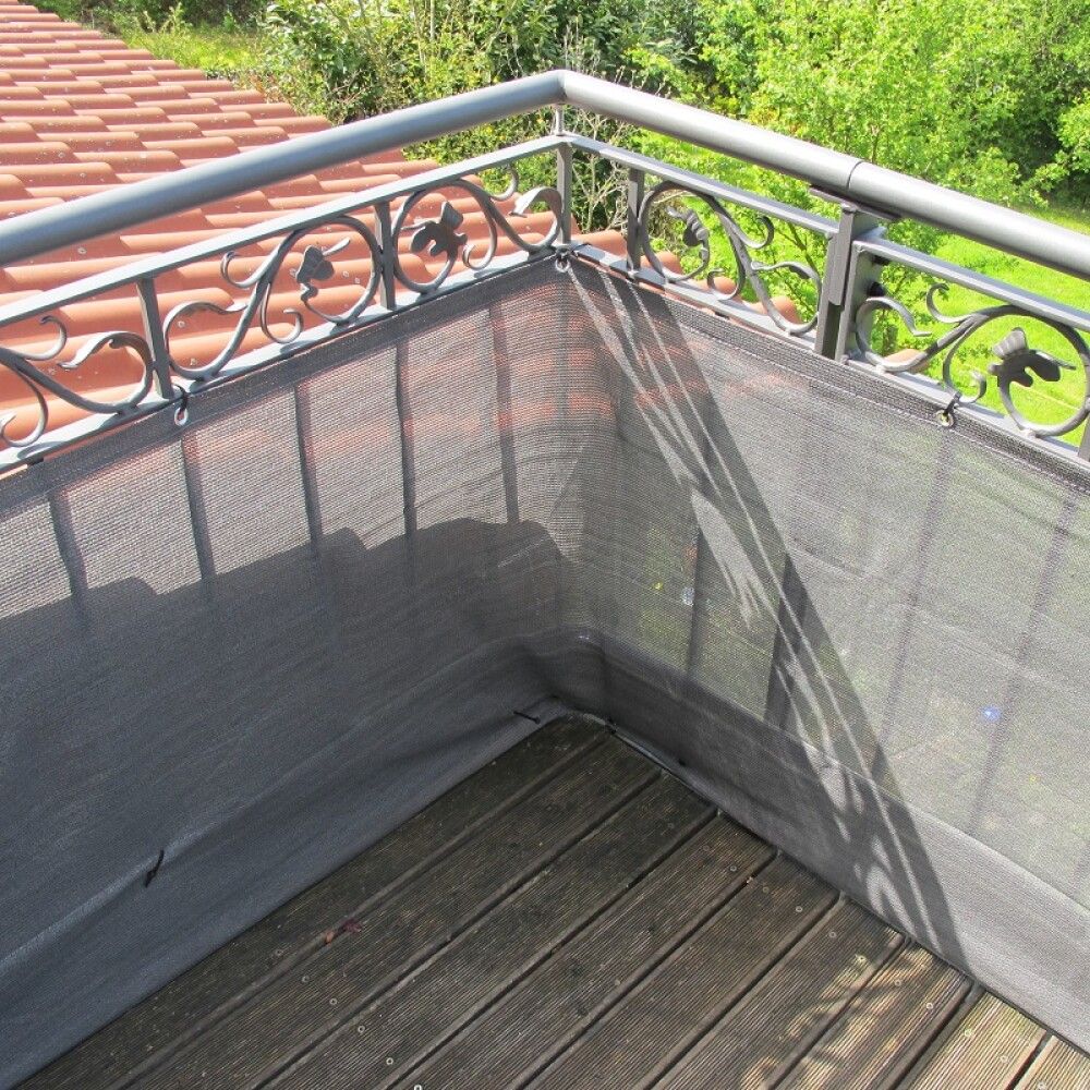 BALKONGBESKYTTELSE VIDEX TOP-DESIGN ANTRASITT 90X300CM