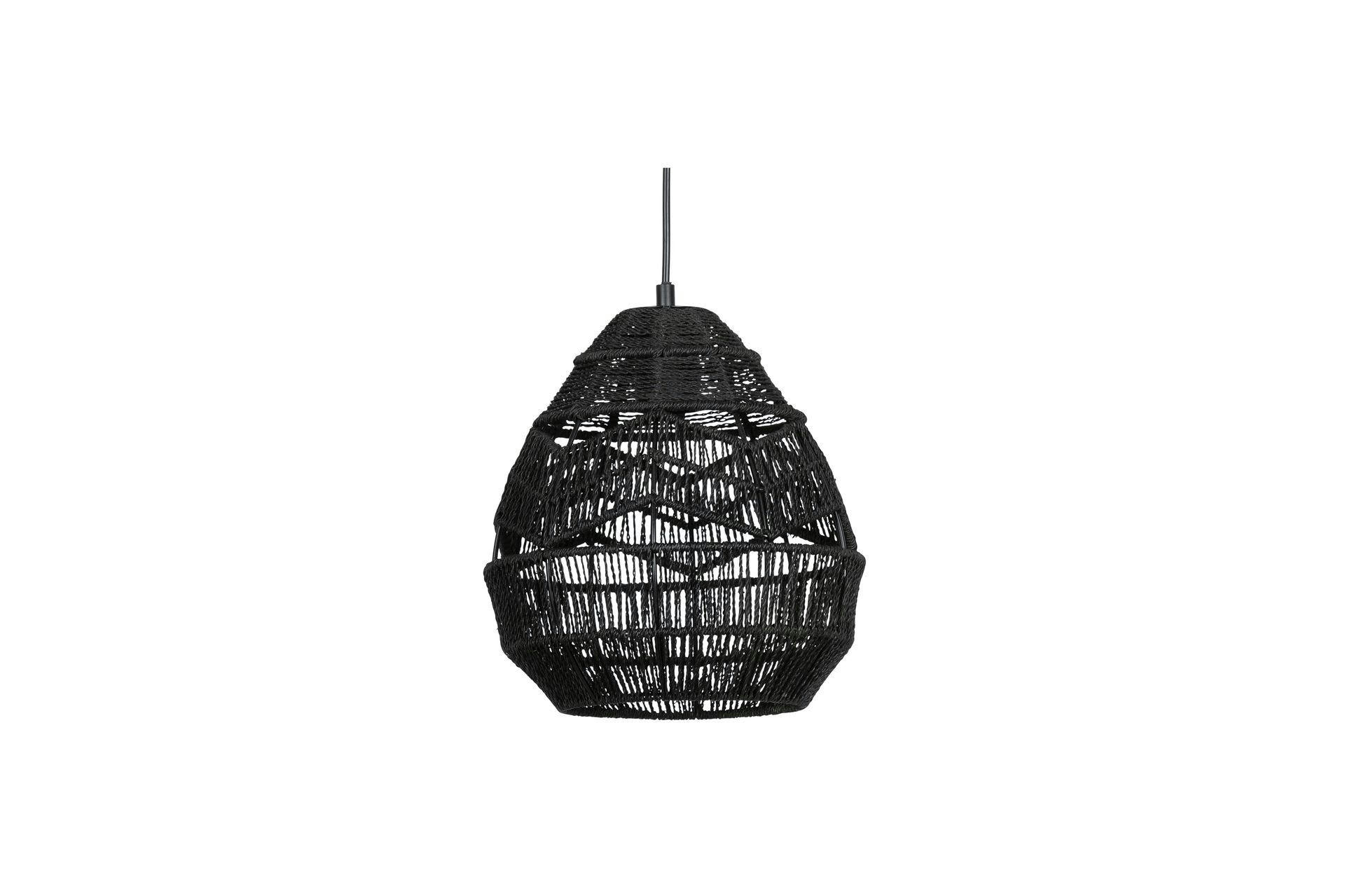 ADELAIDE - Suspension en corde de papier noir