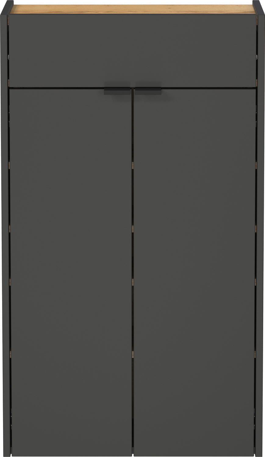 Germania Ameca Grafiet   Eiken Schoenenkast Hoog