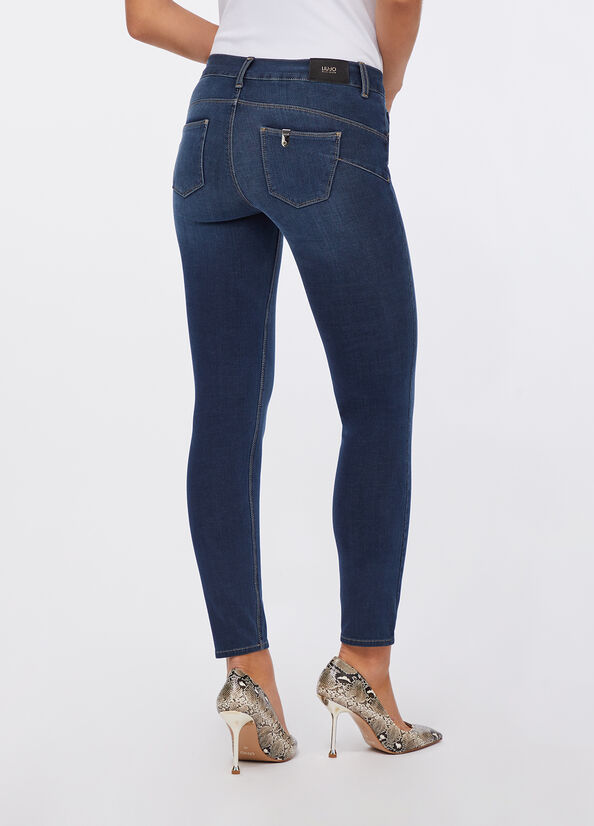Jeans skinny bottom up