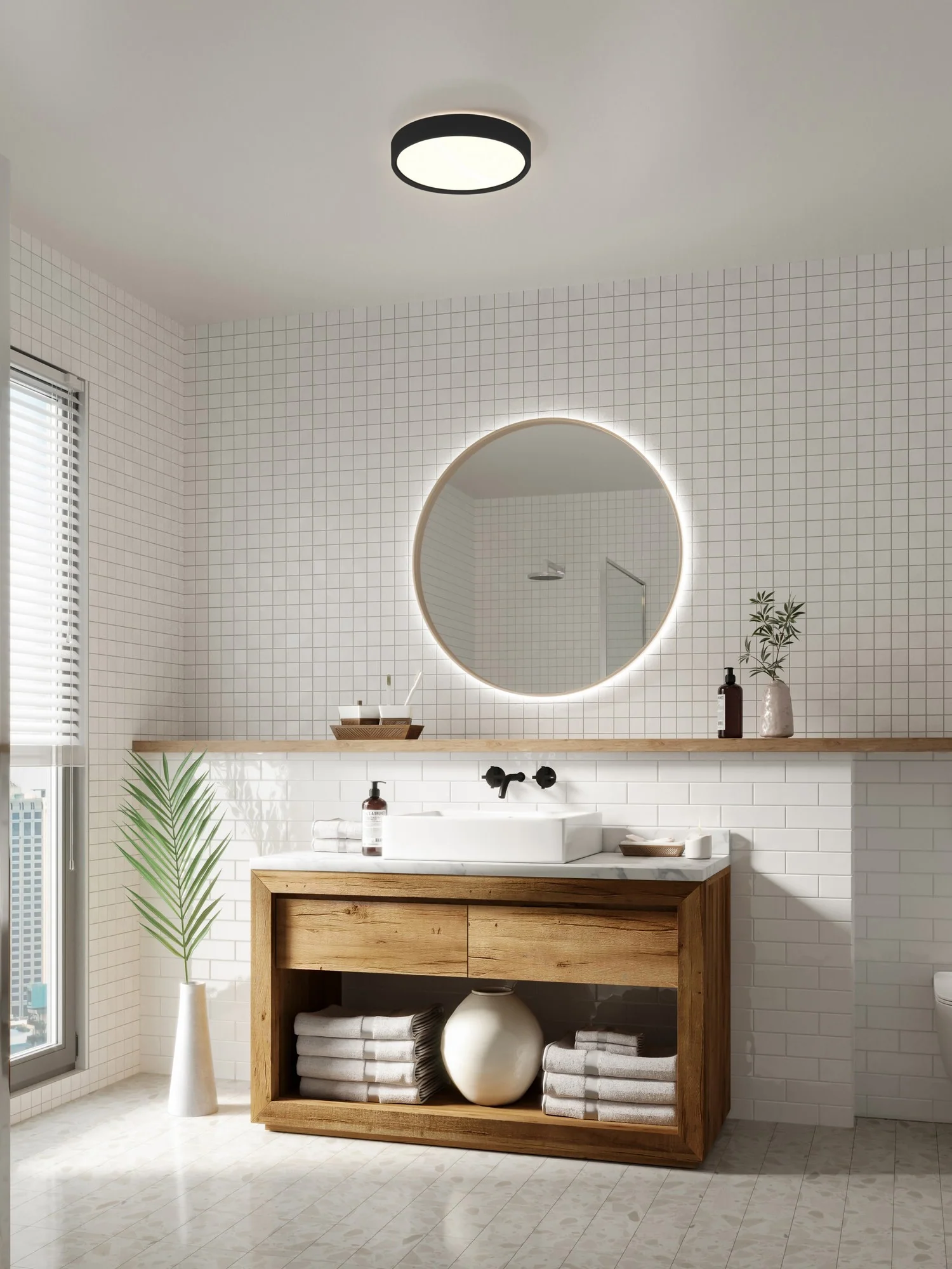 Dimmbare LED-Deckenleuchte Noxy