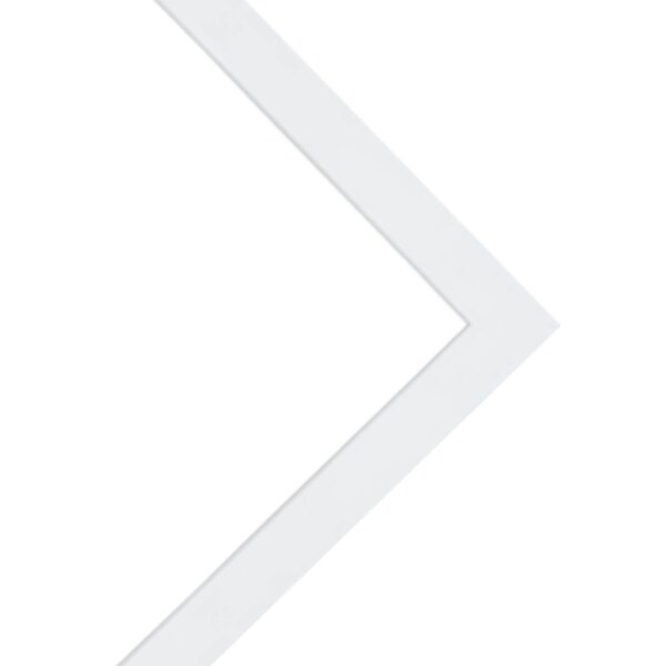 5x7 Shadowbox Gallery Wood Frames - Solid White DEEP Shadow Box Frame