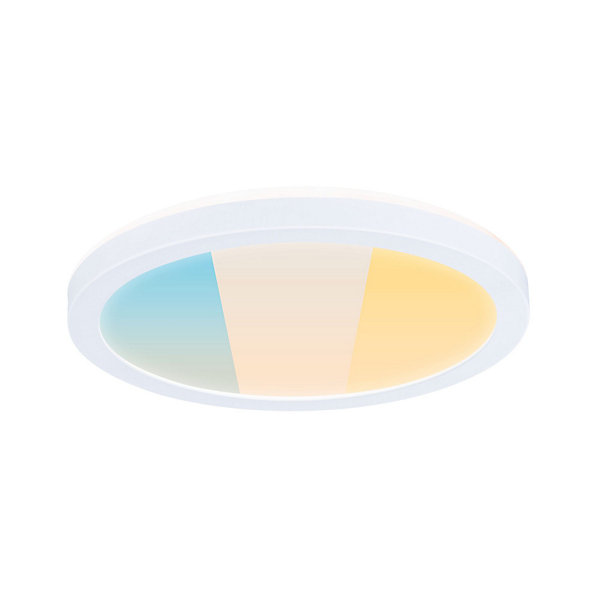Panneau LED Atria Shine White Select IP44 rond 190mm 7,6W 1100lm 3000 - 6500K Blanc