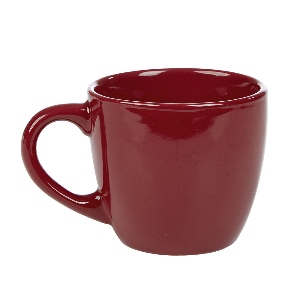 Tasse en faïence rouge 22 cl