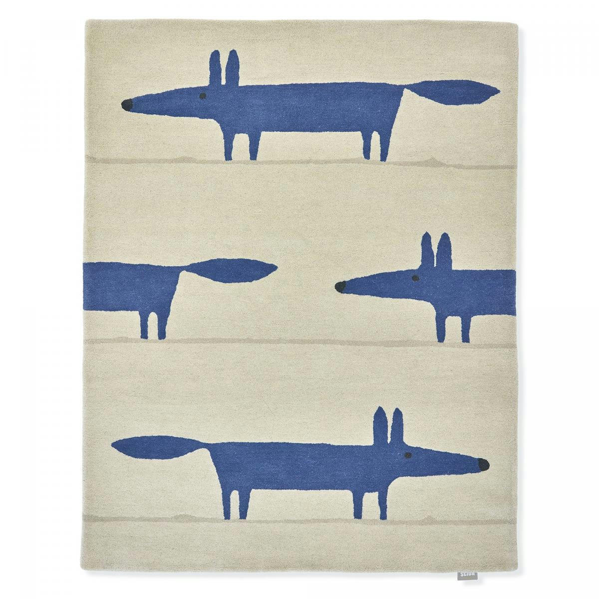 MR FOX - Tapis enfant beige 90x150