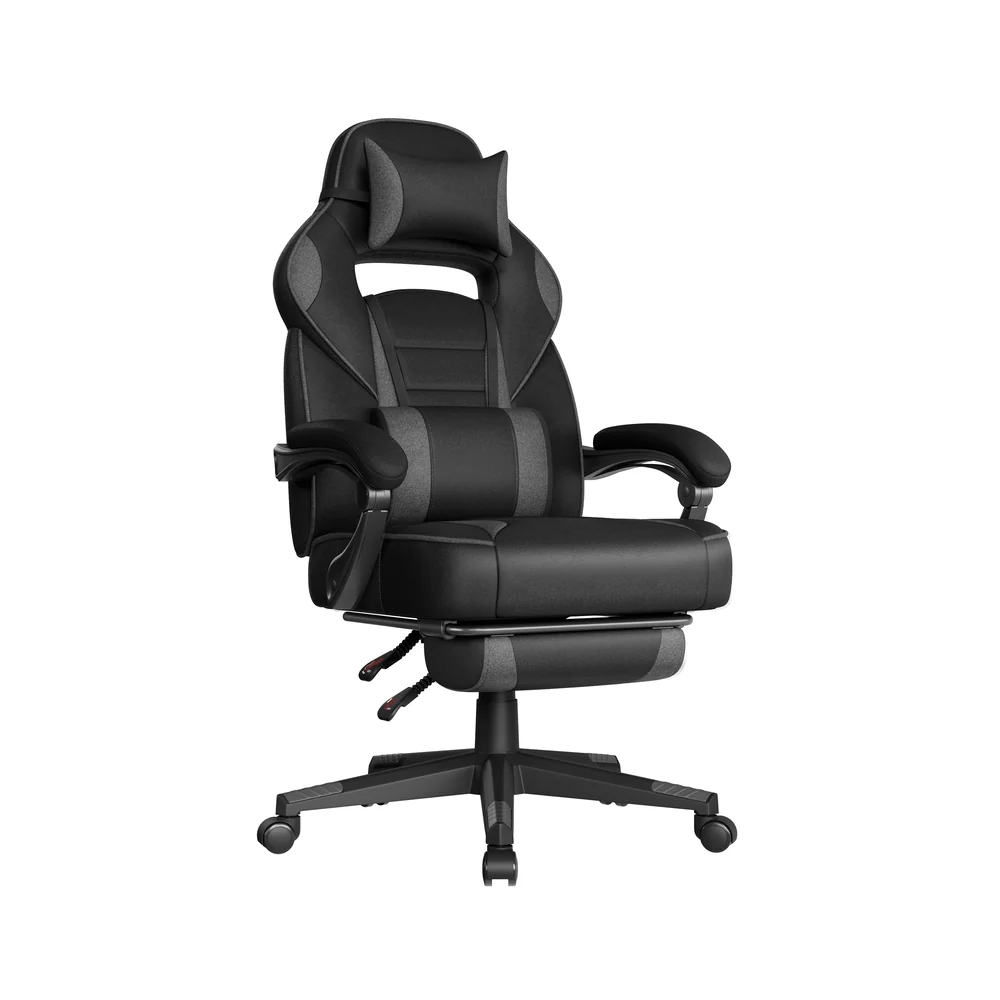 Chaise gaming avec repose-pieds
