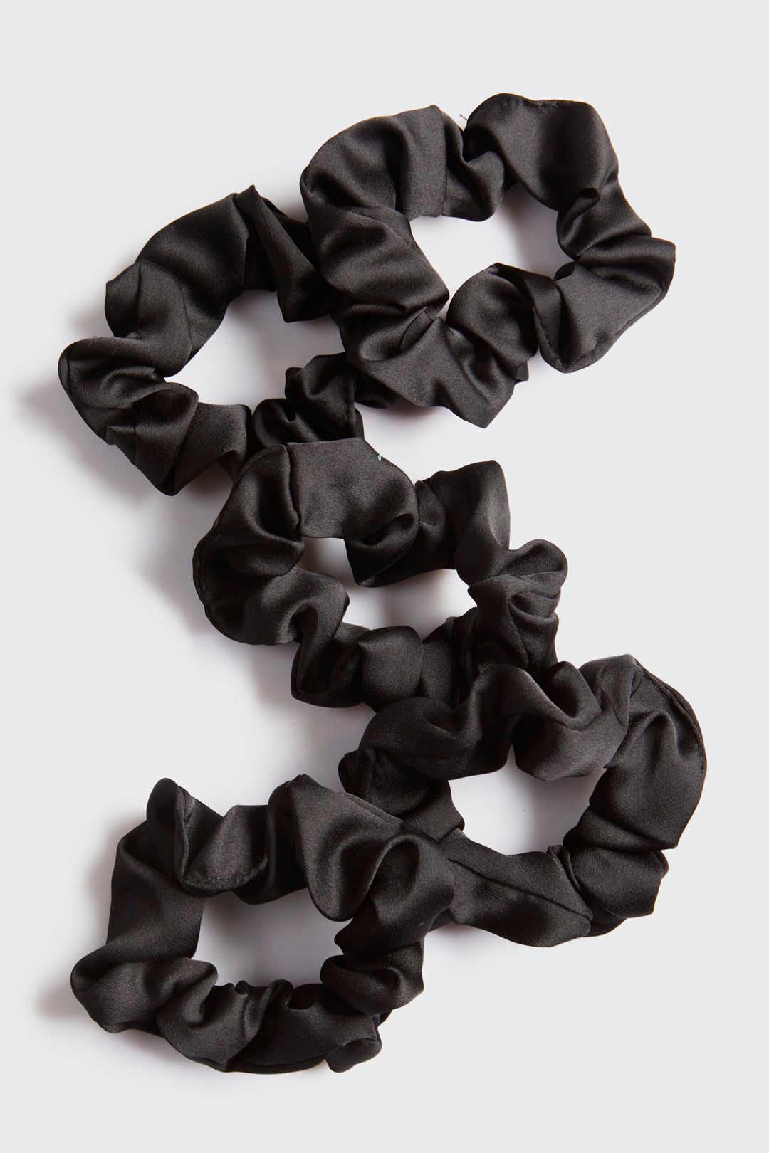 Kitsch Satin Sleep Scrunchies 5pc Set - Black
