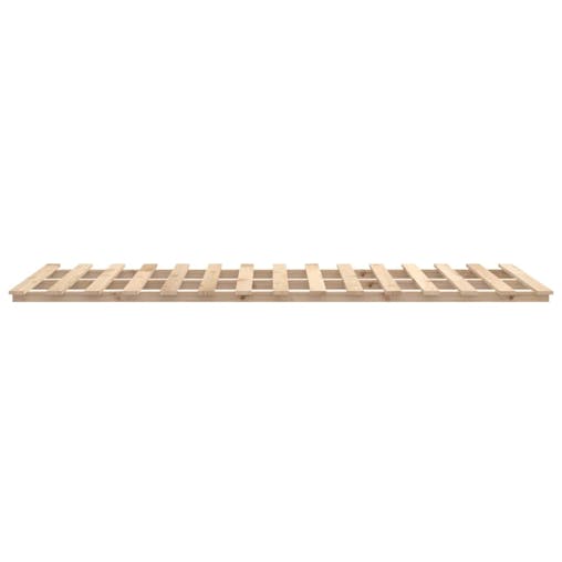 NNEVL Bed Frame 92x187 cm Single Solid Wood Pine