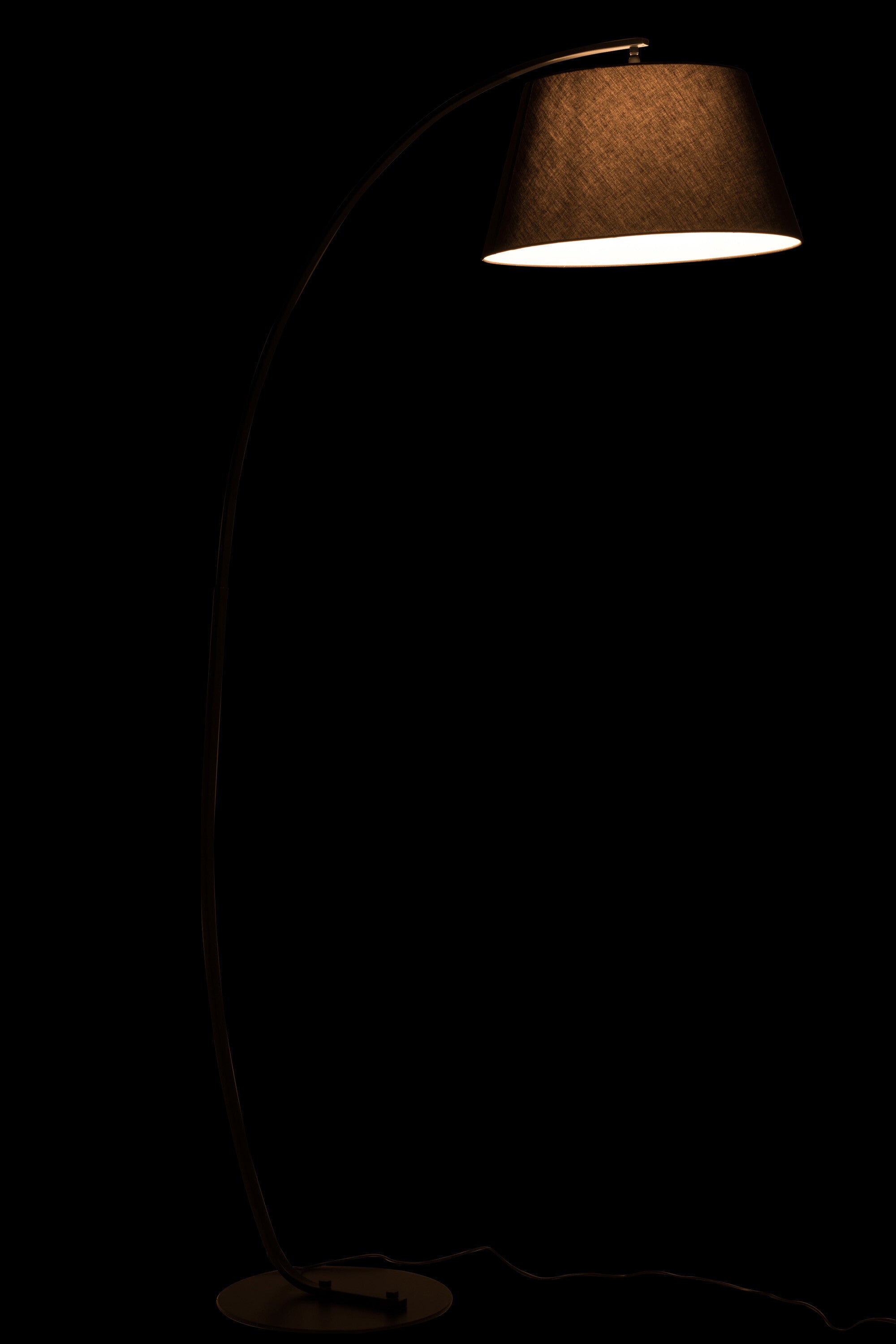 J-Line lamp Staand Boog - metaal - zwart