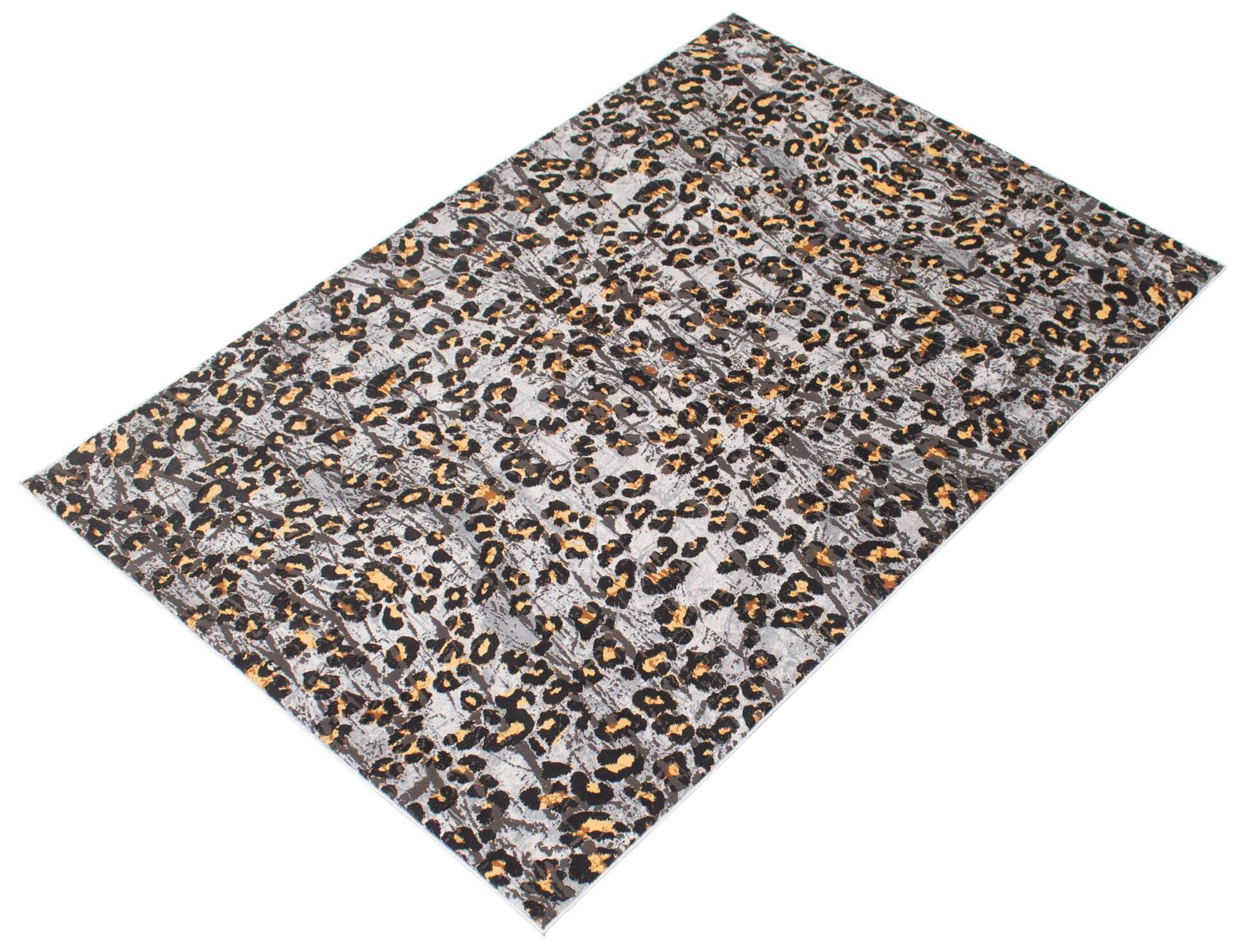 ECARPET Cheetah Indoor Area Rug, Ivory, Assorted Sizes
